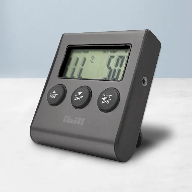【IBILI】西班牙 電子探針計時溫度計 / 烘焙測溫 料理烹飪 電子測溫溫度計時計