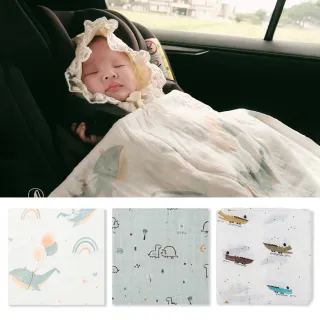 【bimbidreams】★網購獨家★竹纖維紗布包巾 120x120cm(推車蓋毯 萬用巾 紗布被  哺乳巾 嬰兒毯)