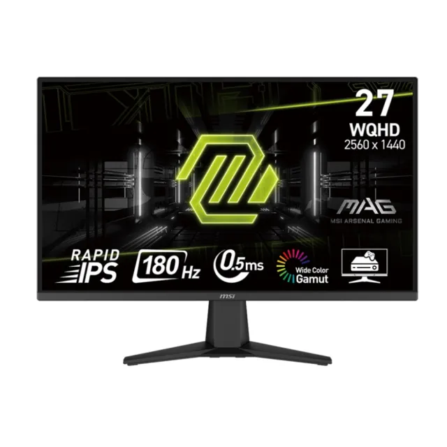 【MSI 微星】MAG 275QF 27型IPS 2K 180Hz 電競螢幕(0.5ms/WQHD/HDR)
