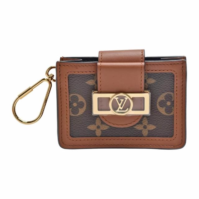 【Louis Vuitton 路易威登】M68751 DAUPHINE MULTICARTES經典雙色Reverse帆布卡夾/零錢包