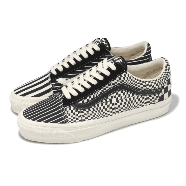 【VANS】休閒鞋 Old Skool 36 男鞋 黑 白 條紋 帆布 低筒 板鞋(VN000CNGBLK)