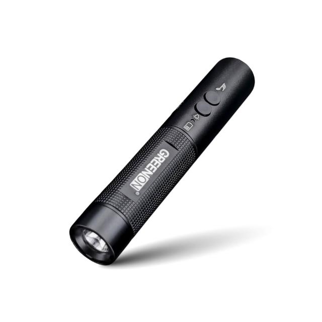 【GREENON】工規級USB電子哨手電筒GS368(全新進化130分貝 夜間行走防身 交通指揮 運動比賽)
