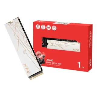 【ADATA 威剛】XPG MARS 980 BLADE 1TB Gen5 PCIe(五年保/贈薄散熱片)