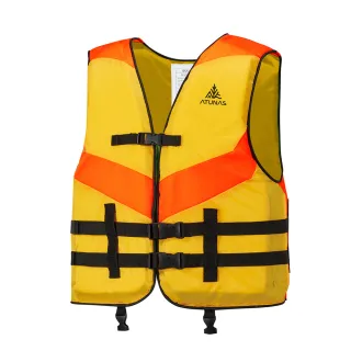 【ATUNAS 歐都納】經典浮水衣/承重80-110KG(A1FSGZ03N黃/橘/浮力背心/水上活動配件/游泳/泳渡溪潭)