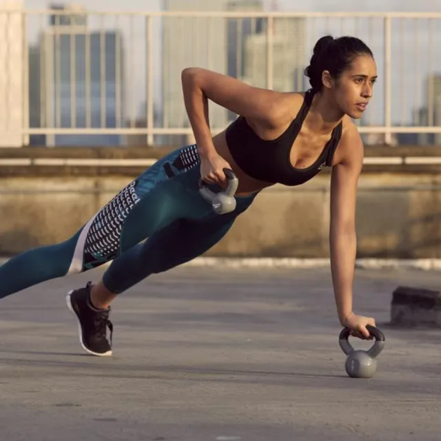 【REEBOK】Kettlebell 健身鑄鐵壺鈴-2kg(單入)
