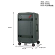 【Samsonite RED】27吋 TOIIS XP 戶外潮流多功能可擴充大容量PC耐衝擊避震輪行李箱/胖胖箱(多色可選)