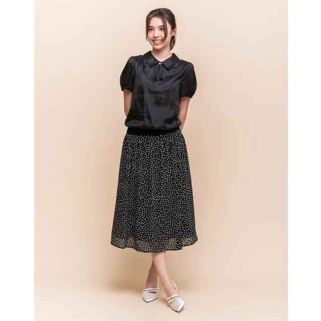 【perng yuh 芃諭名品】甜感豐盈 圓點 印花 長裙(2025 SS Collection｜4A春夏新品上市)