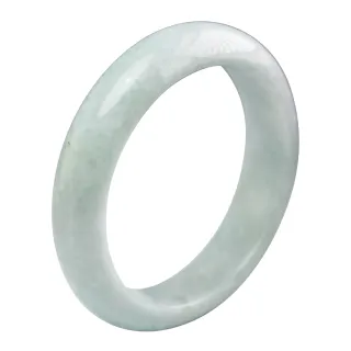 【漢石齋】天然翡翠A貨 手鐲玉鐲 飄花種(手圍17.8/版寬13.9mm)