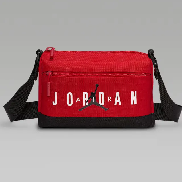 【NIKE 耐吉】Jordan喬丹Crossbody紅色潮流休閒斜跨包百搭時尚側背包經典單肩包收納斜肩包(JD2513031AD001)（其他規格）