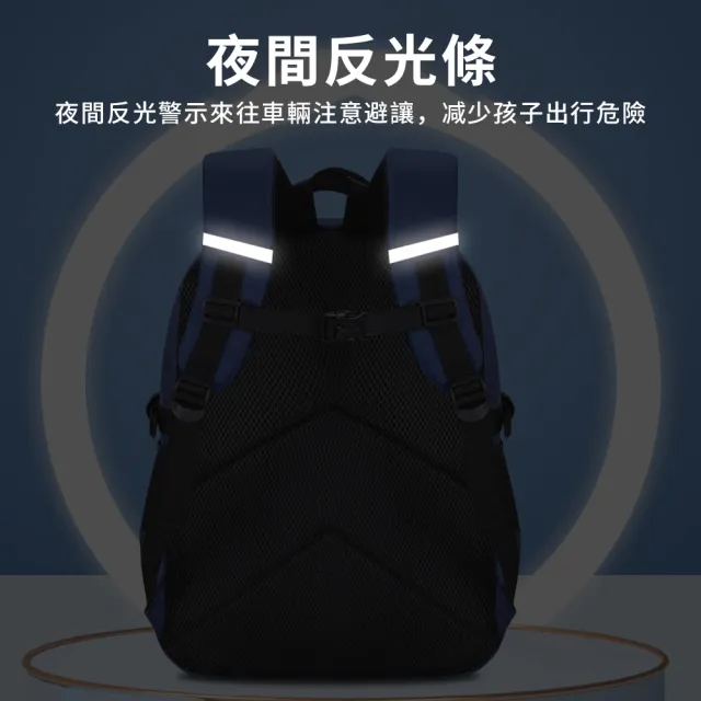 【Starshop】宇航員減壓護脊兒童書包 輕量減負學生書包 外出雙肩包 學生後背包 男女童 國小國中 (開學季)