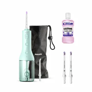 【Philips 飛利浦】官方直營 Sonicare X型水流電動沖牙機 HX3826/34 綠色