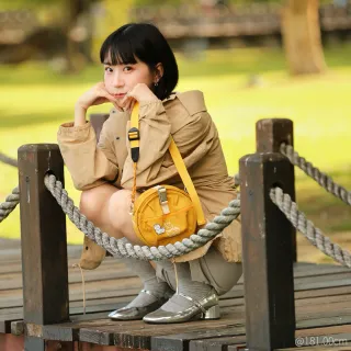 【plain-me】男女包 NORITAKE 虎爺錢幣包 CRV30122-251(側背包 斜背包 銀幣 金幣 收納 小圓包 側背包)