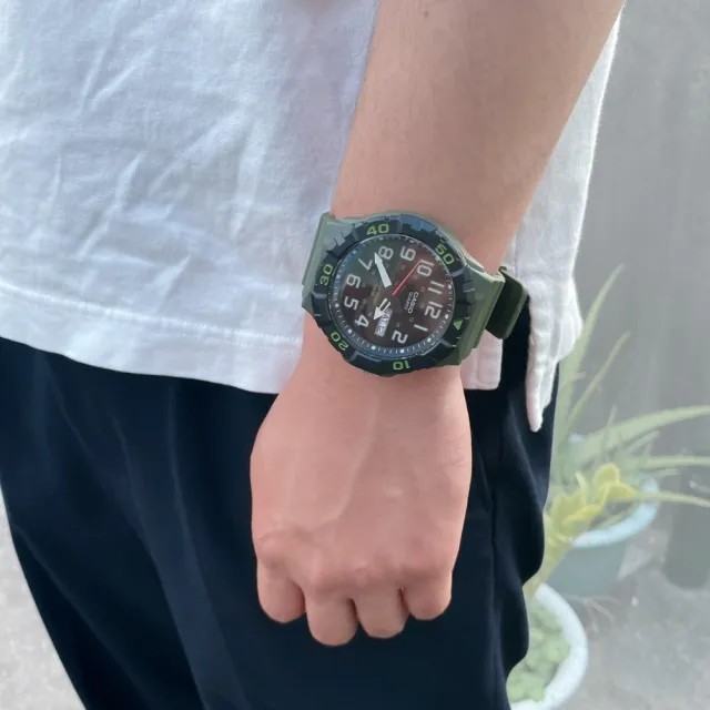 【CASIO 卡西歐】大錶面指針錶(MRW-210H)