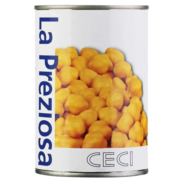 【咖樂迪咖啡農場】La Preziosa 鷹嘴豆/小扁豆罐頭/義大利白腰豆罐頭 任選(400g*2罐)