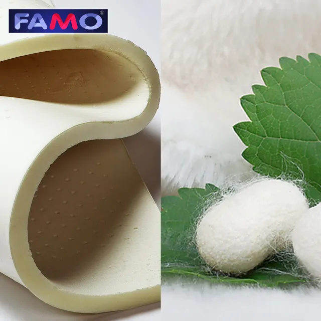 【FAMO 法摩】雙人天絲蘆薈蠶絲2cm乳膠3D透氣硬式獨立筒床墊5x6.2尺x27cm
