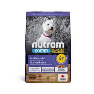 【Nutram 紐頓】S7均衡健康系列-雞肉+胡蘿蔔成犬/小顆粒 5.4kg/12lb(犬糧、狗糧、狗飼料)
