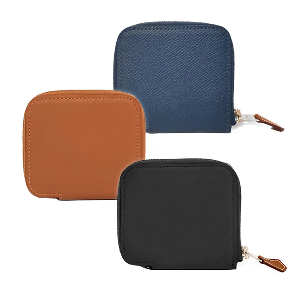 Hermes 愛馬仕】Silk In Epsom絲巾內裡拉鍊錢包/短夾(顏色任選) - momo購物網- 好評推薦-2026年1月