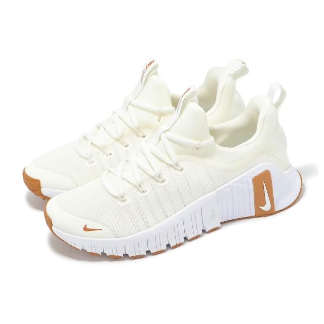 【NIKE 耐吉】訓練鞋 Wmns Free Metcon 6 女鞋 米白 健身 穩定 支撐 舉重 運動鞋(FJ7126-103)