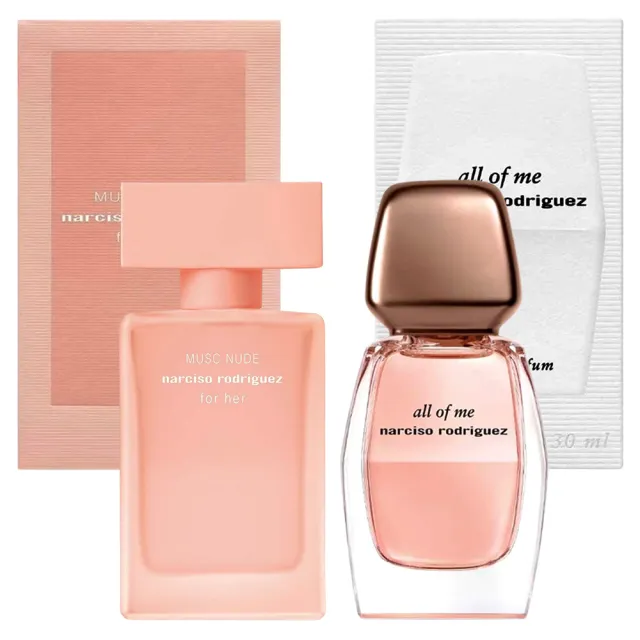 NARCISO RODRIGUEZ】粉裸繆思/傾我女性淡香精30ml(任1款-專櫃公司貨