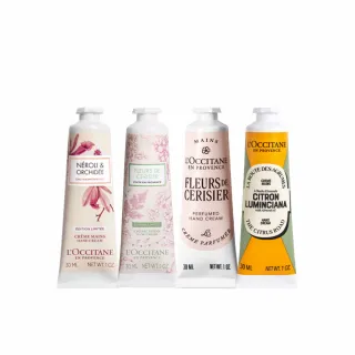 【L’Occitane 歐舒丹】官方直營 限量南法花香小手組(護手霜30mlx4/momo獨家/限量)