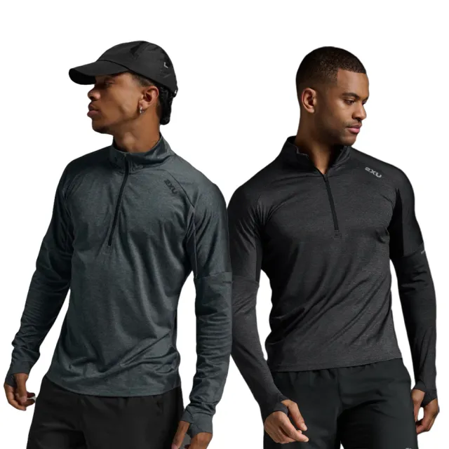 【2XU】M Aero 1/2 Zip 男士 暢跑輕量1/2拉鍊機能運動長袖上衣(兩色任選)