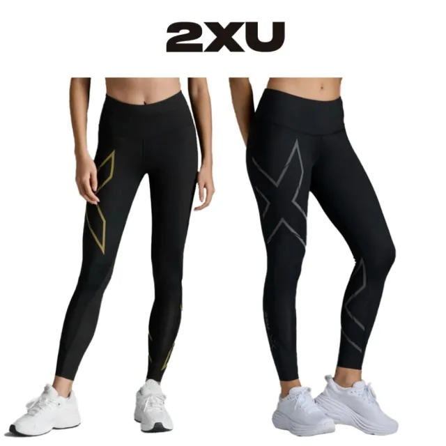 【2XU】女士 全長中腰機能口袋輕盈奔馳MCS壓縮褲 運動褲 跑步褲(兩色任選)