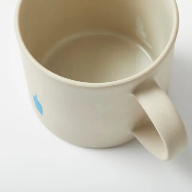【Blue Bottle Coffee】日本藍瓶Blue Bottle Coffee 灰色馬克杯320ml(咖啡杯/馬克杯/藍瓶咖啡杯)