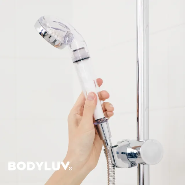 【BODYLUV】純淨完美蓮蓬頭+純淨完美蓮蓬頭濾芯3入(半年份組合)