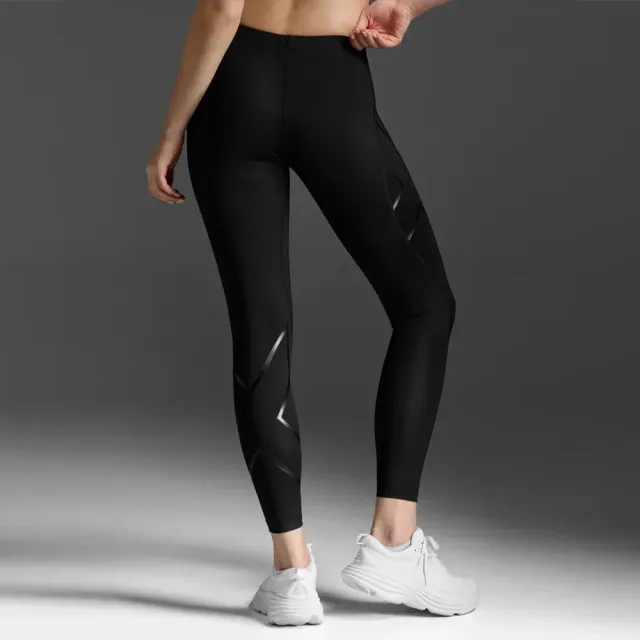 【2XU】女士 核心機能全長輕盈壓縮褲 運動褲 跑步褲 籃球褲 羽球褲 踢拳褲 黑(WA4173b-BLKSIL)