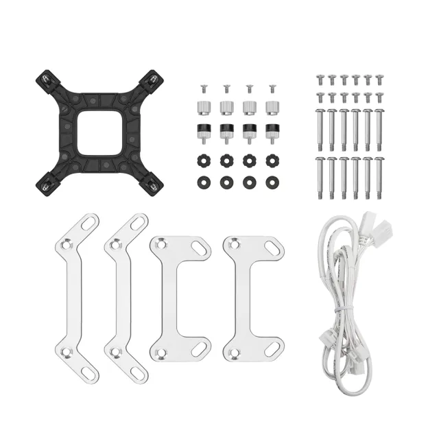 【DeepCool】九州風神 LM360 WH CPU一體式360水冷散熱器(白色)