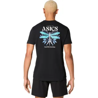 【asics 亞瑟士】短袖上衣 男款 海外版 網球上衣(2041A351-001)