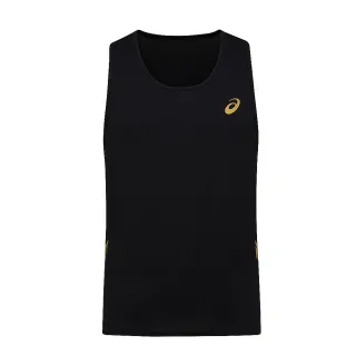 【asics 亞瑟士】背心 男女中性款 亞洲版 田徑上衣(2093A231-001)