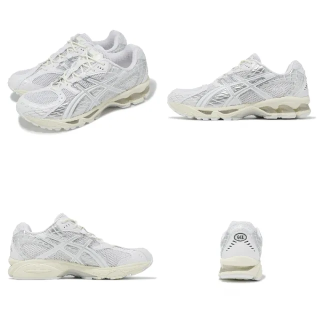 【asics 亞瑟士】休閒鞋 GEL-Nimbus 10.1 男鞋 女鞋 白 銀 緩震 亞瑟士(1203A761100)