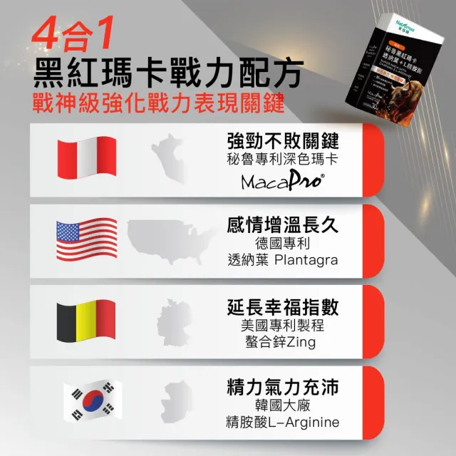 【家倍健】御勁專利Maca瑪卡精胺酸透納葉膠囊x3盒(30顆/盒)