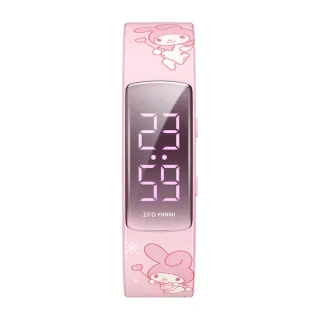 【SANRIO 三麗鷗】正版授權  運動防水電子錶 智能手環 酷洛米 美樂蒂 凱蒂貓 大耳狗手錶(兒童 學生 手錶)
