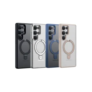 【TORRAS 圖拉斯】Ostand Samsung S25系列 MagSafe 相容支架防摔手機殼(經典支架款 直立角度不設限)