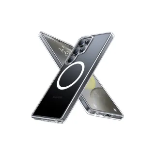 【TORRAS 圖拉斯】Diamond-Mag Samsung S25系列MagSafe抗黃化防摔手機殼(裸機剔透質感 強力磁吸更放心)