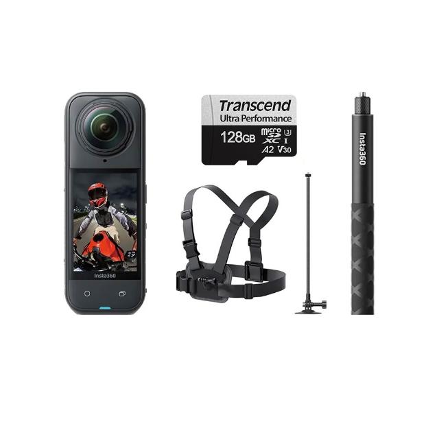 【Insta360】X5 360°口袋全景防抖相機 滑雪套組