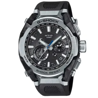 【CASIO 卡西歐】MT-G系列 碳纖維核心 藍牙多功能電波腕錶 母親節 禮物 推薦(MTG-B4000-1A)