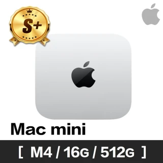 【Apple】S+ 級福利品 Mac mini M4 10核心CPU 10核心GPU(2024/16G RAM/512G SSD)