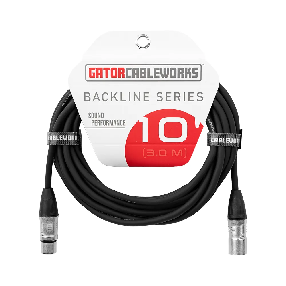 【GATOR CASES】XLR 專業平衡音訊線｜OFC無氧銅｜純淨音質｜穩定耐用(#麥克風線#音響線)