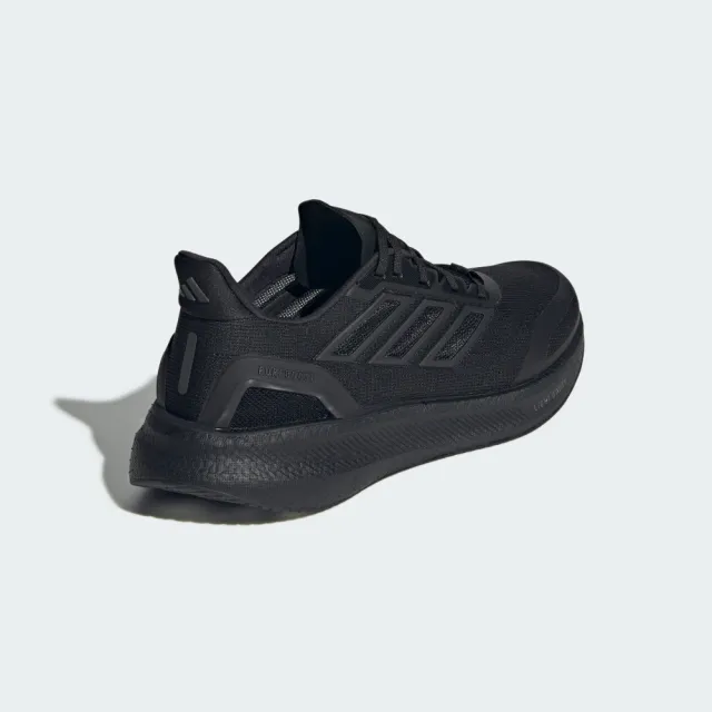 【adidas 愛迪達】慢跑鞋 男鞋 運動鞋 緩震 PUREBOOST 5 CLIMACOOL 黑 JS5061
