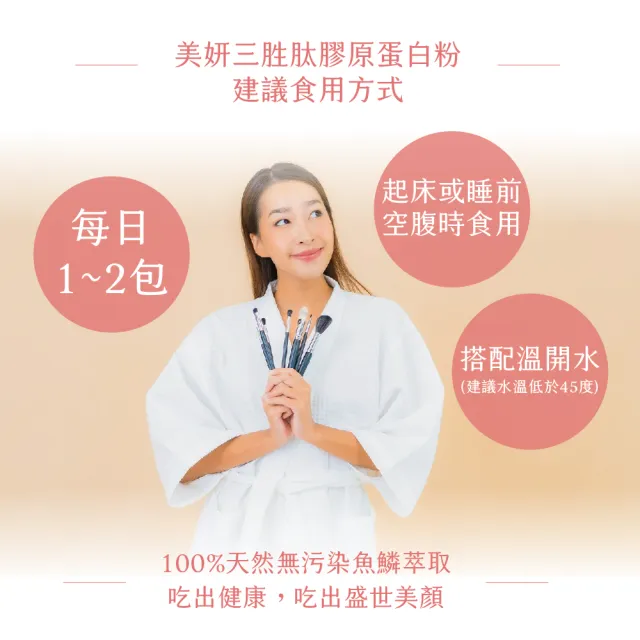 【源生美學】三胜肽美妍膠原蛋白x1盒(5000mg/包/30包/盒)