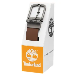 【Timberland】經典雙色皮帶反轉雙面設計商務休閒全能穿搭款(timberland)