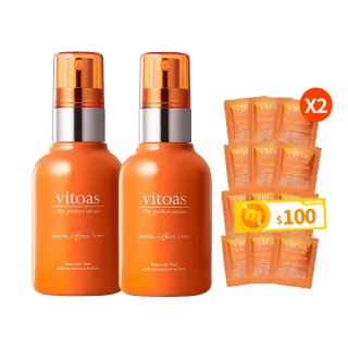 【Suntory 三得利】vitoas蜜得絲多效極妍鎖濕菁華120ml*2