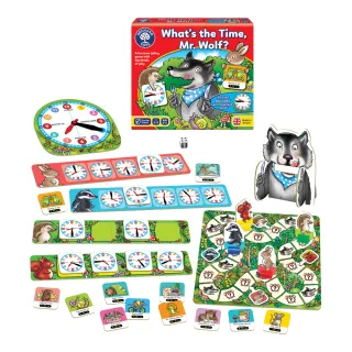 【Orchard Toys】幼兒桌遊-認識時間與時鐘(Whats the Time Mr Wolf Game)