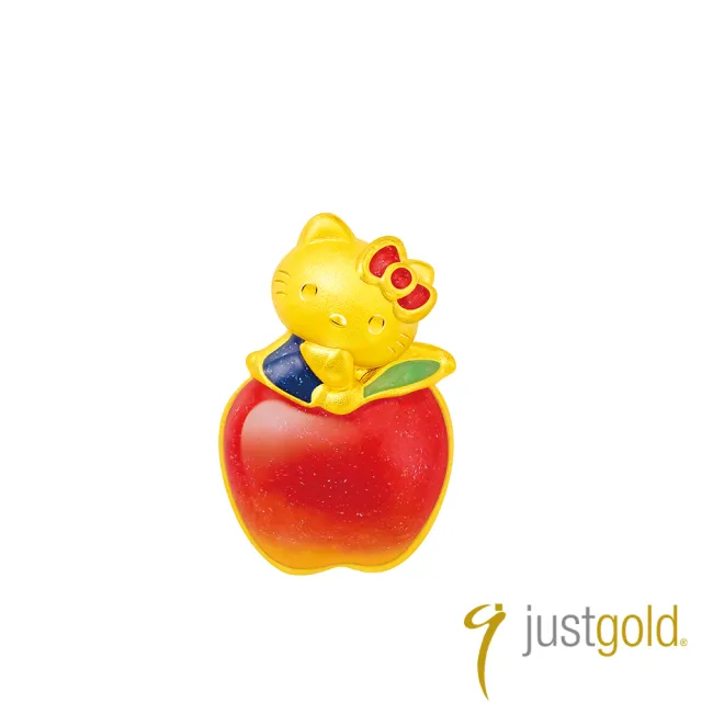 【Just Gold 鎮金店】三麗鷗 繽紛果漾派對 黃金串珠(任選)