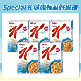 【家樂氏】SPECIAL K香脆麥米片370gx5盒(原味)