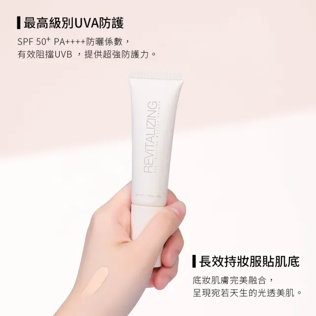 【Solone】煥采亮顏美肌乳SPF50+PA++++ 30g(2入組)