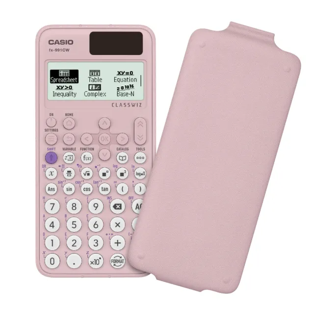 【CASIO 卡西歐】標準科學型計算機-莫蘭迪粉(FX-991CW-PK)